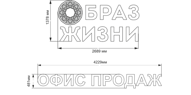 наружная реклама, проектирование наружной рекламы, изготовление наружной рекламы в спб
