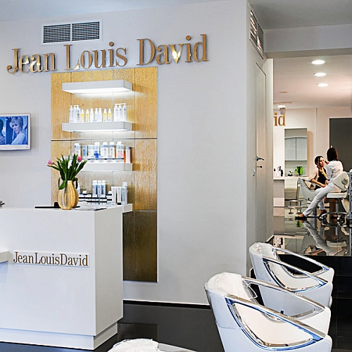 Оформление салона красоты Jean Louis David